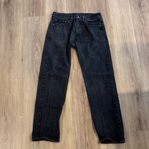 Levi's Black Straight-Leg Men's Jeans